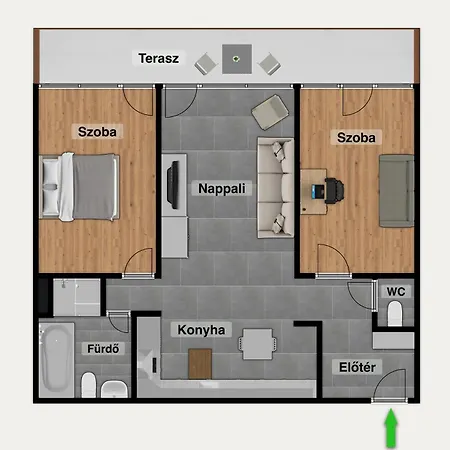 Aranyhid Apartment